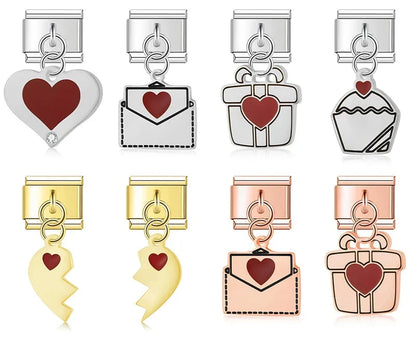 The Heart, Cake & Envelope Dangle Charm