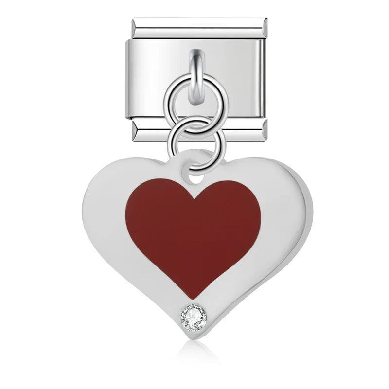 Heart Cake Envelope Charms