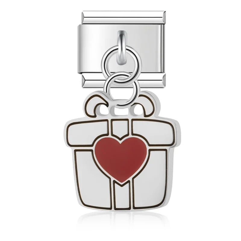 Heart Cake Envelope Charms
