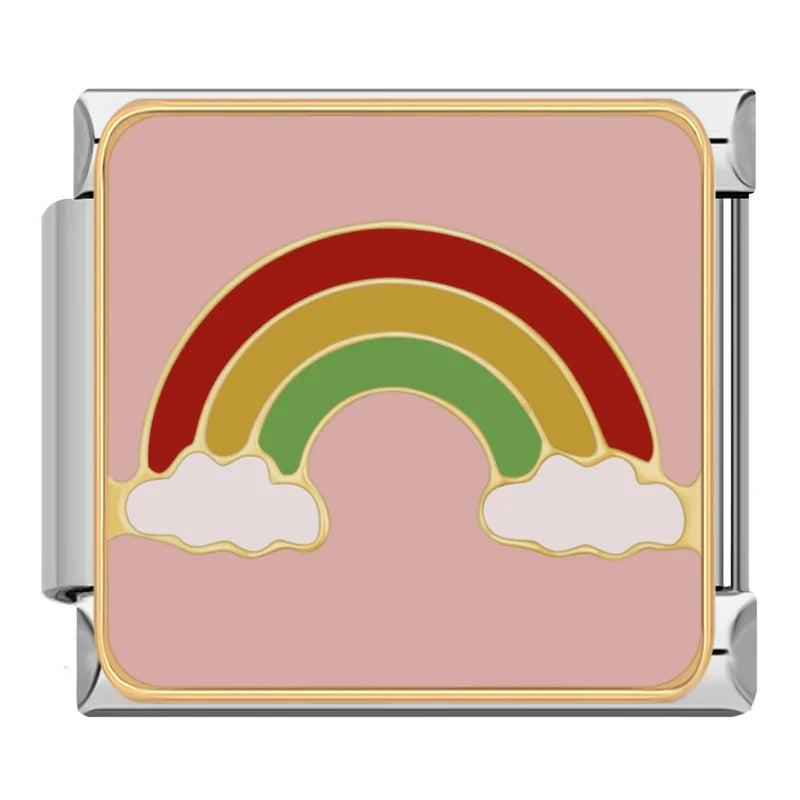 Heart Girls Boy Cat Star Charms Italian Links DJ1242