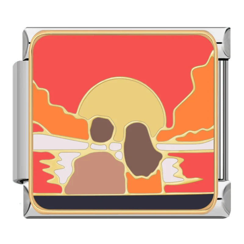 Heart Setting Sun Cupid Angel DJ1145-A