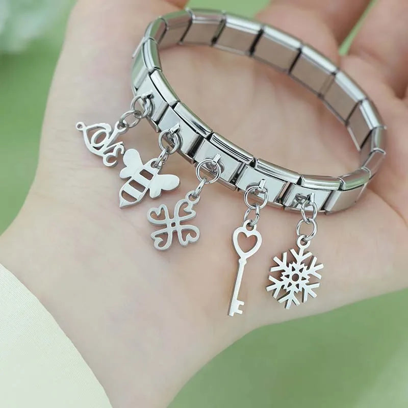 Love MOM Heart Key Bees Snow DJ103