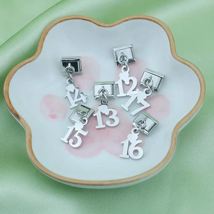 Enamel Suitcase & Luggage Dangle Charm for Charm Bracelets