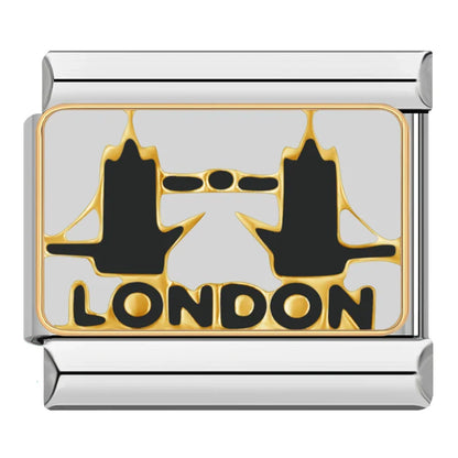 Turkey, Japan, Mexico, London & San Francisco Italian Charms — Travel Landmark Bracelet Links