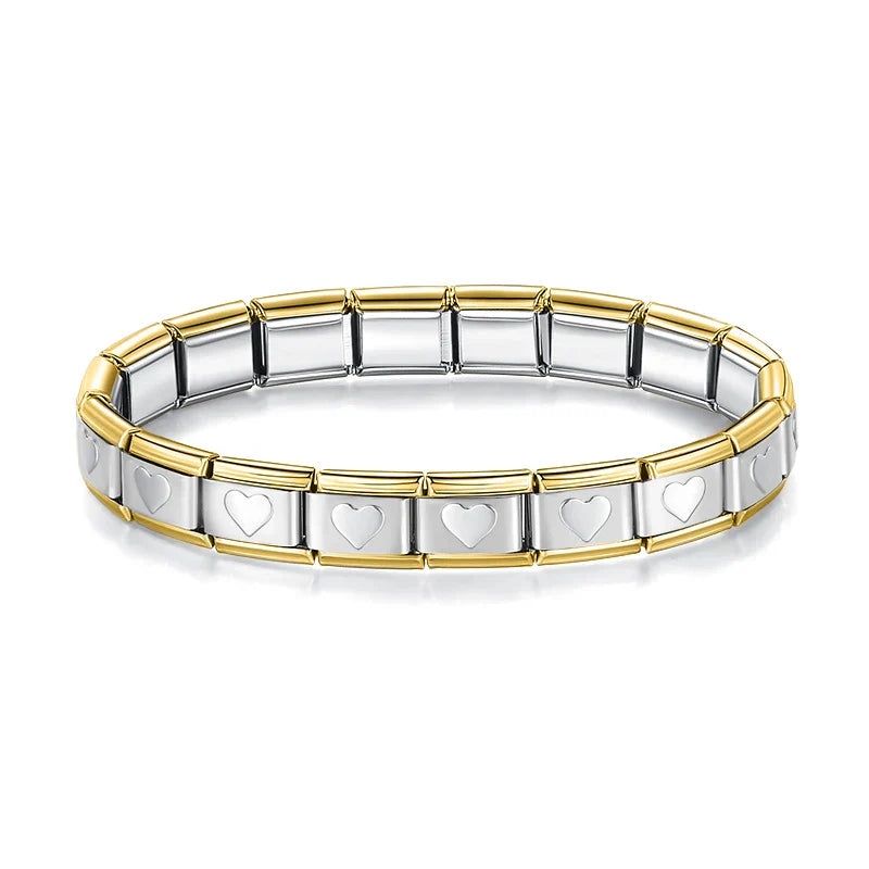 Elastic Star Heart Flower Charms ST-HUA