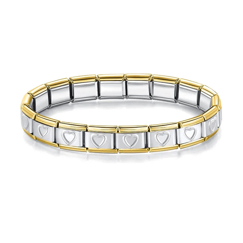 Elastic Star Heart Flower Charms ST-HUA