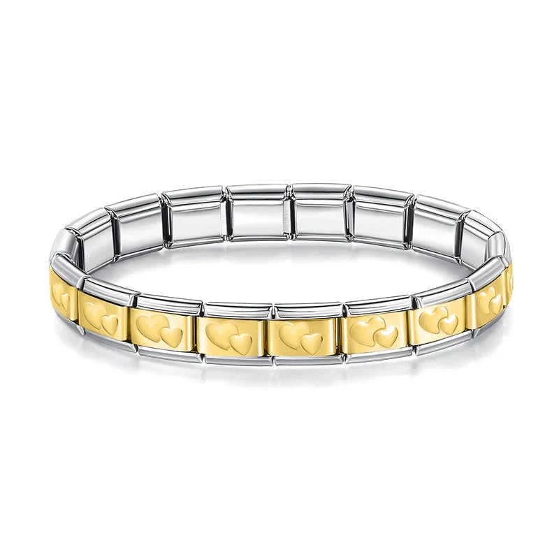 Elastic Star Heart Flower Charms ST-HUA