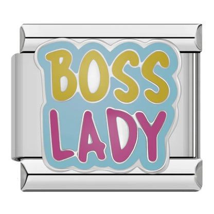 Empowering Quotes & Girl Power Italian Charms — Feminist & Motivational Bracelet Links