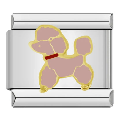 Dog Italian Charms — Breed Portraits, Paws, Puppy & Dog Lover Bracelet Links