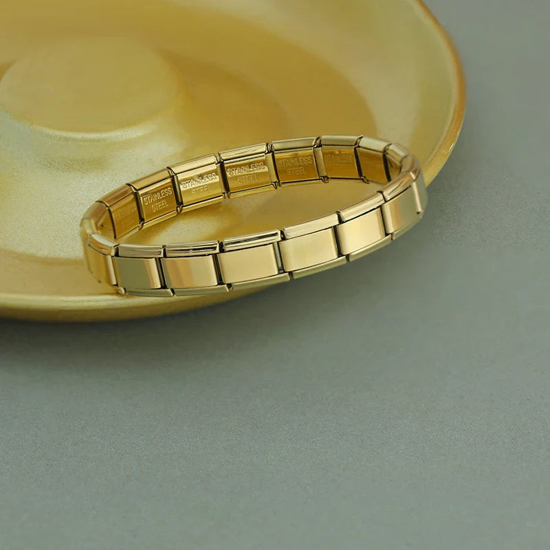 Elastic Charm Bracelet Fashion Stainless Steel Fashion Bangle ST-Jin