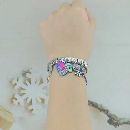 The Botanical Rose & Celestial Sunburst Dangle Charm