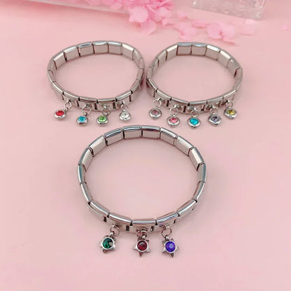 Colourful Gemstone Birthday Bead Charms