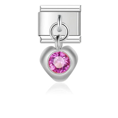 Colourful Gemstone Birthday Bead Charms