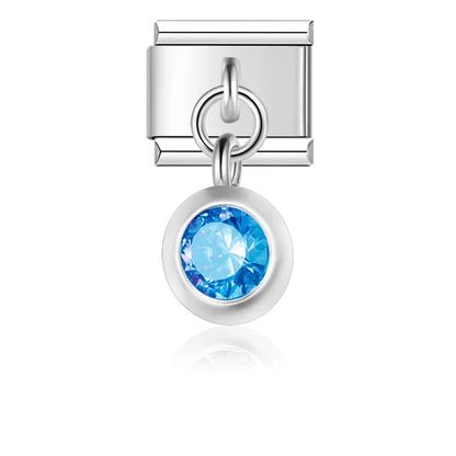 Colourful Gemstone Birthday Bead Charms