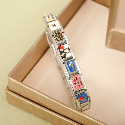 Graduation, Camping, Mother's Day, Make Up & Career Italian Charms — Milestone Bracelet Links