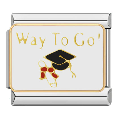Graduation, Camping, Mother's Day, Make Up & Career Italian Charms — Milestone Bracelet Links