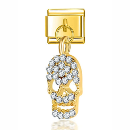 Enamel Lion & Lioness Dangle Charm for Charm Bracelets