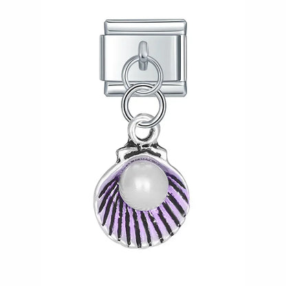 Enamel Lion & Lioness Dangle Charm for Charm Bracelets