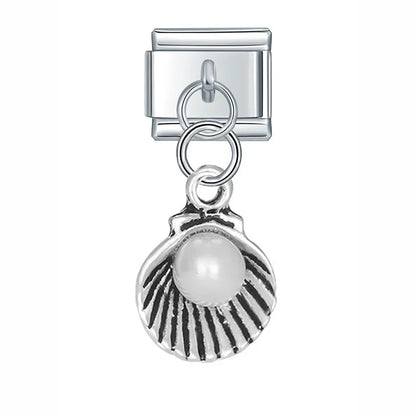 Enamel Lion & Lioness Dangle Charm for Charm Bracelets