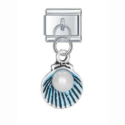 Enamel Lion & Lioness Dangle Charm for Charm Bracelets
