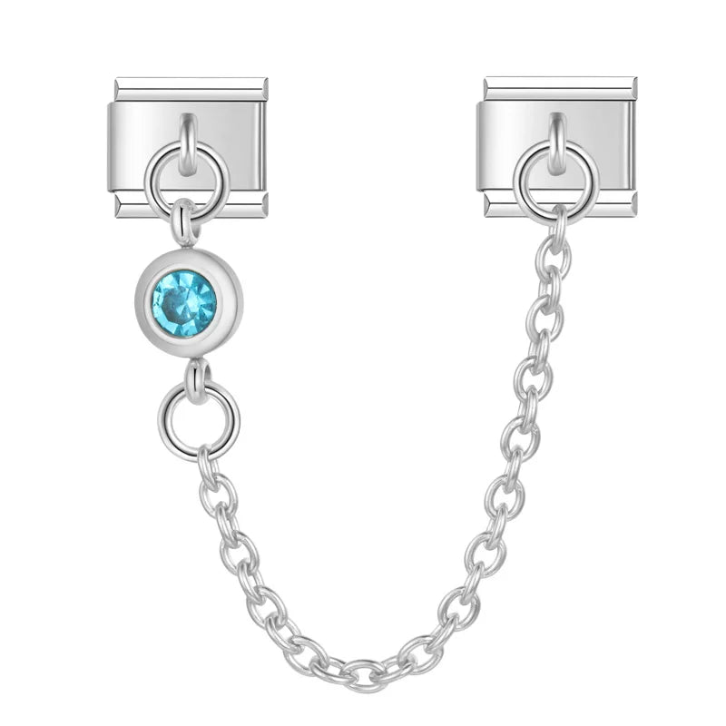Round Color charms gold&silver