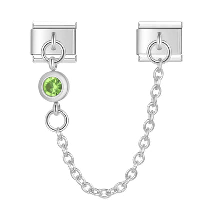 The Round Colour Dangle Charm in Gold & Silver