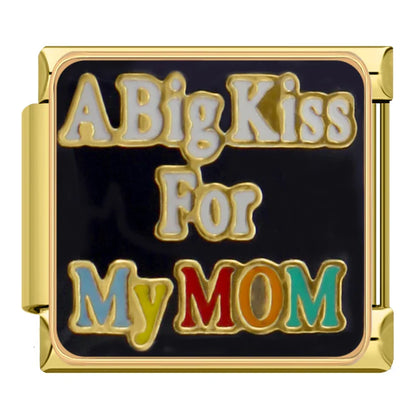 Special Gold Italian Charms — Rose Gold Flower, Mom Script, Guitar & Phone Designs