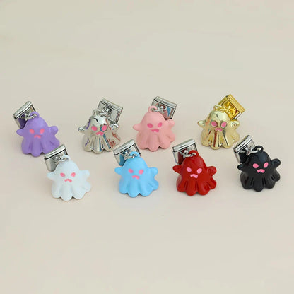 The Colourful Halloween Ghost Enamel Dangle Charm