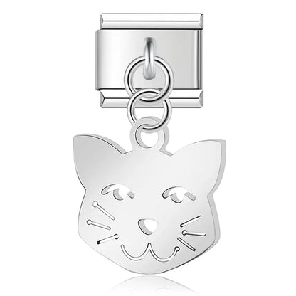 Enamel Teacher & Apple Dangle Charm for Charm Bracelets
