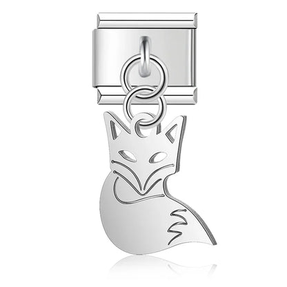 Enamel Teacher & Apple Dangle Charm for Charm Bracelets