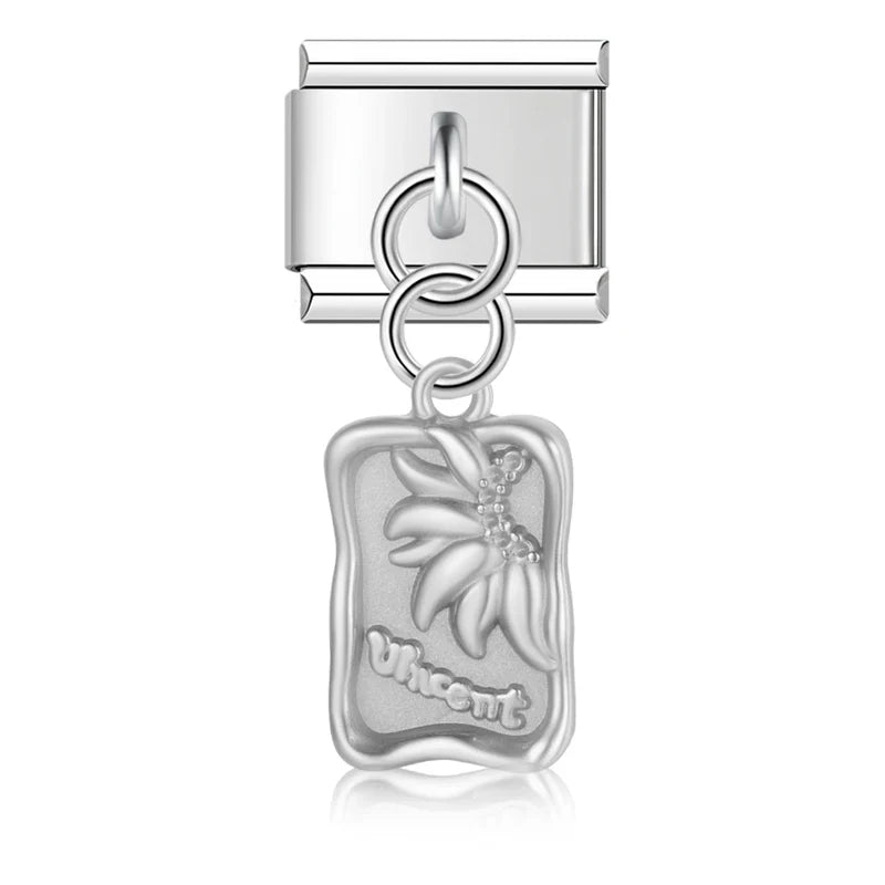 Flower Crown Eye Italian Charms Links DJ1044