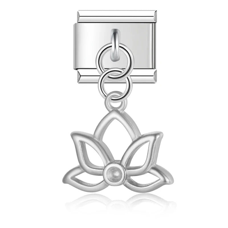 Flower Crown Eye Italian Charms Links DJ1044