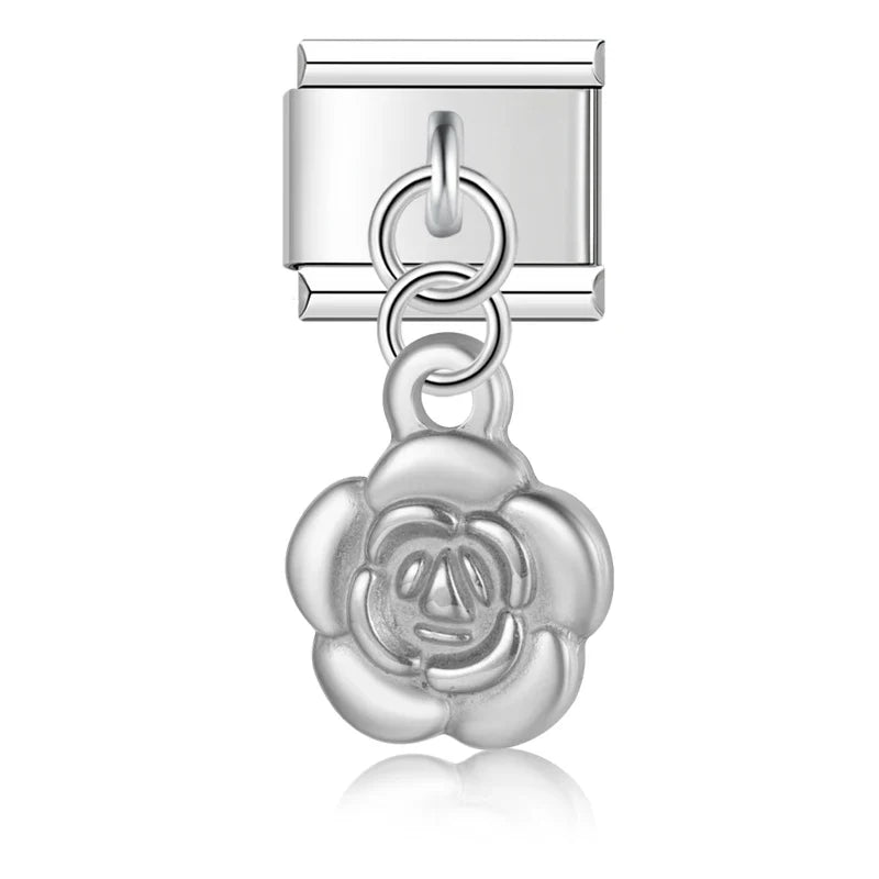 Flower Crown Eye Italian Charms Links DJ1044