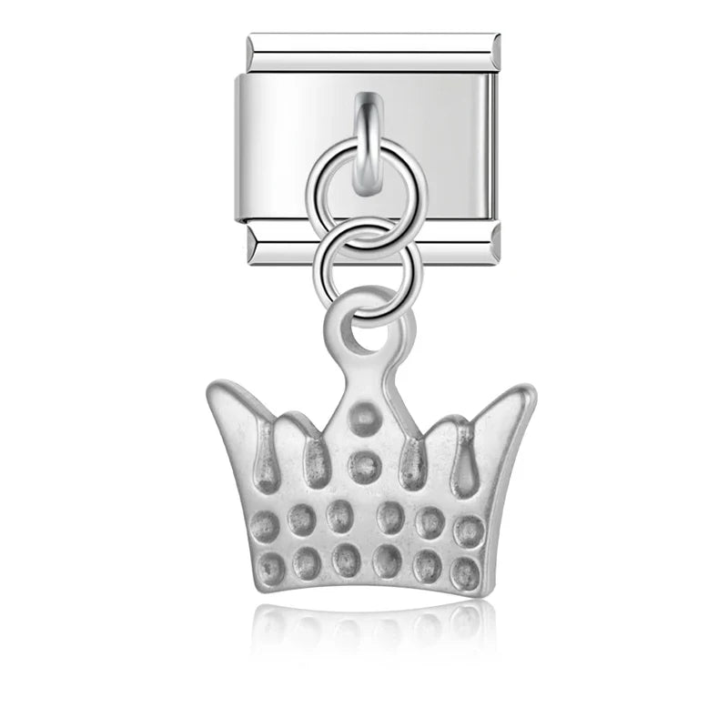 Flower Crown Eye Italian Charms Links DJ1044