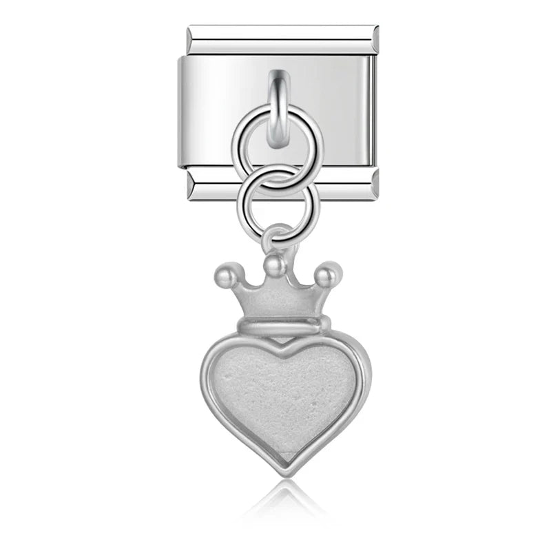 Flower Crown Eye Italian Charms Links DJ1044