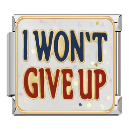 Motivational Quote Italian Charms — Just Do It, Rise Up, Dream Big, I Can & More