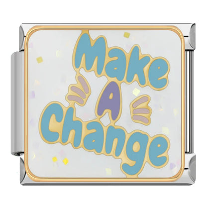 Motivational Quote Italian Charms — Just Do It, Rise Up, Dream Big, I Can & More
