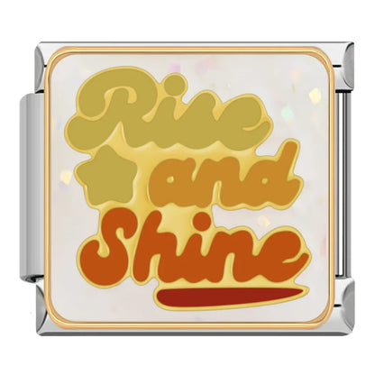 Motivational Quote Italian Charms — Just Do It, Rise Up, Dream Big, I Can & More