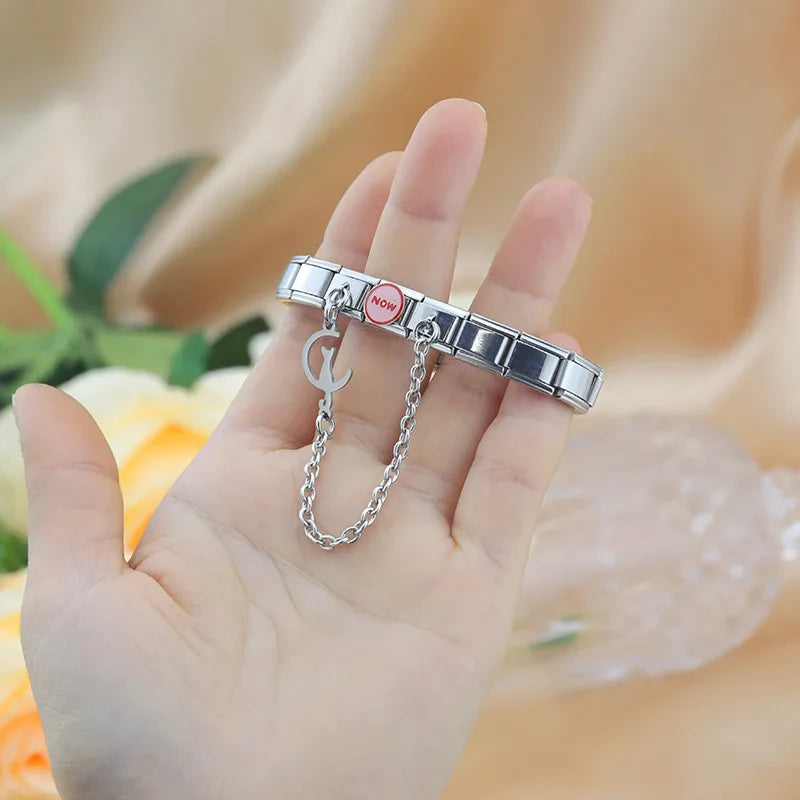 Owl Boy Girls Cat Chain Link DJ868