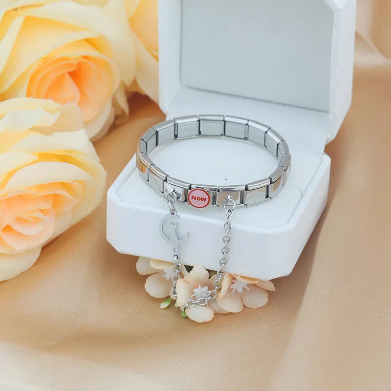 Owl Boy Girls Cat Chain Link DJ868