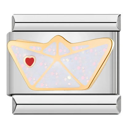 Travel Italian Charms — Airplane, Car, Ship & Motorcycle Bracelet Links