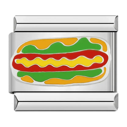 Food Italian Charms — Hamburger, Pizza, Cake, Bread & More Foodie Designs