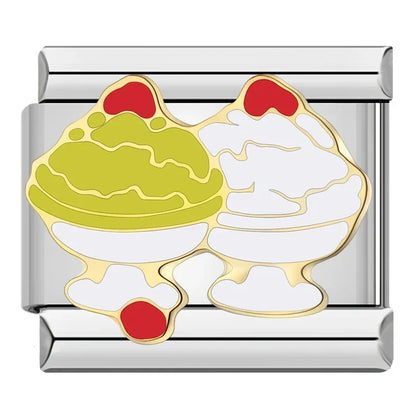 Food Italian Charms — Hamburger, Pizza, Cake, Bread & More Foodie Designs