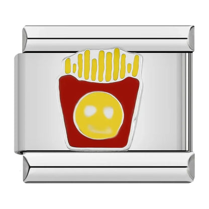 Food Italian Charms — Hamburger, Pizza, Cake, Bread & More Foodie Designs
