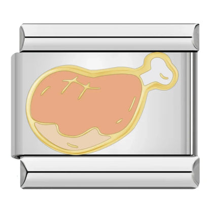 Food Italian Charms — Hamburger, Pizza, Cake, Bread & More Foodie Designs