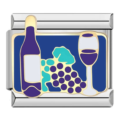 Food Italian Charms — Hamburger, Pizza, Cake, Bread & More Foodie Designs