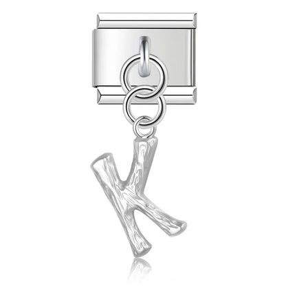 Enamel Butterfly & Garden Dangle Charm for Charm Bracelets