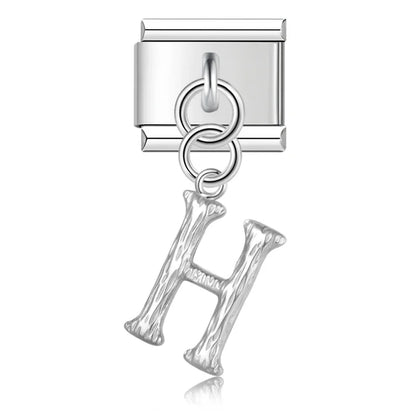 Enamel Butterfly & Garden Dangle Charm for Charm Bracelets