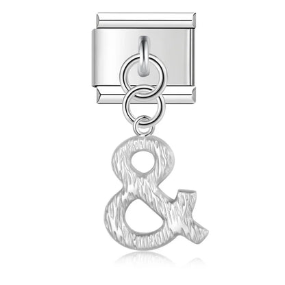 Enamel Butterfly & Garden Dangle Charm for Charm Bracelets