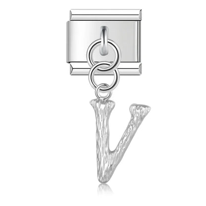 Enamel Butterfly & Garden Dangle Charm for Charm Bracelets
